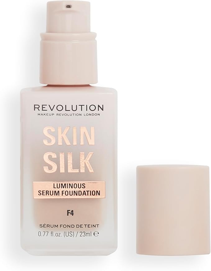 Makeup Revolution Skin Silk Serum Foundation 🌸, F4, 23ml