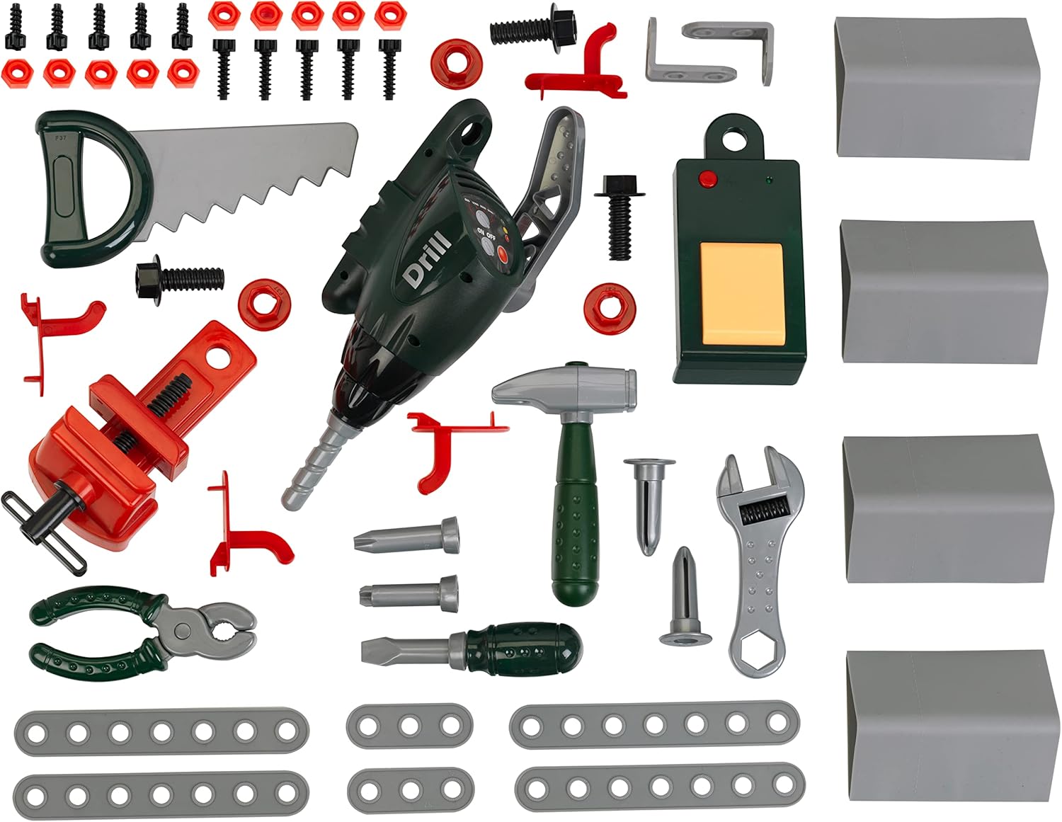 Thumbnail 3 de Theo Klein 8637 établi Bosch 48 pièces – réglable en hauteur, avec outils à piles