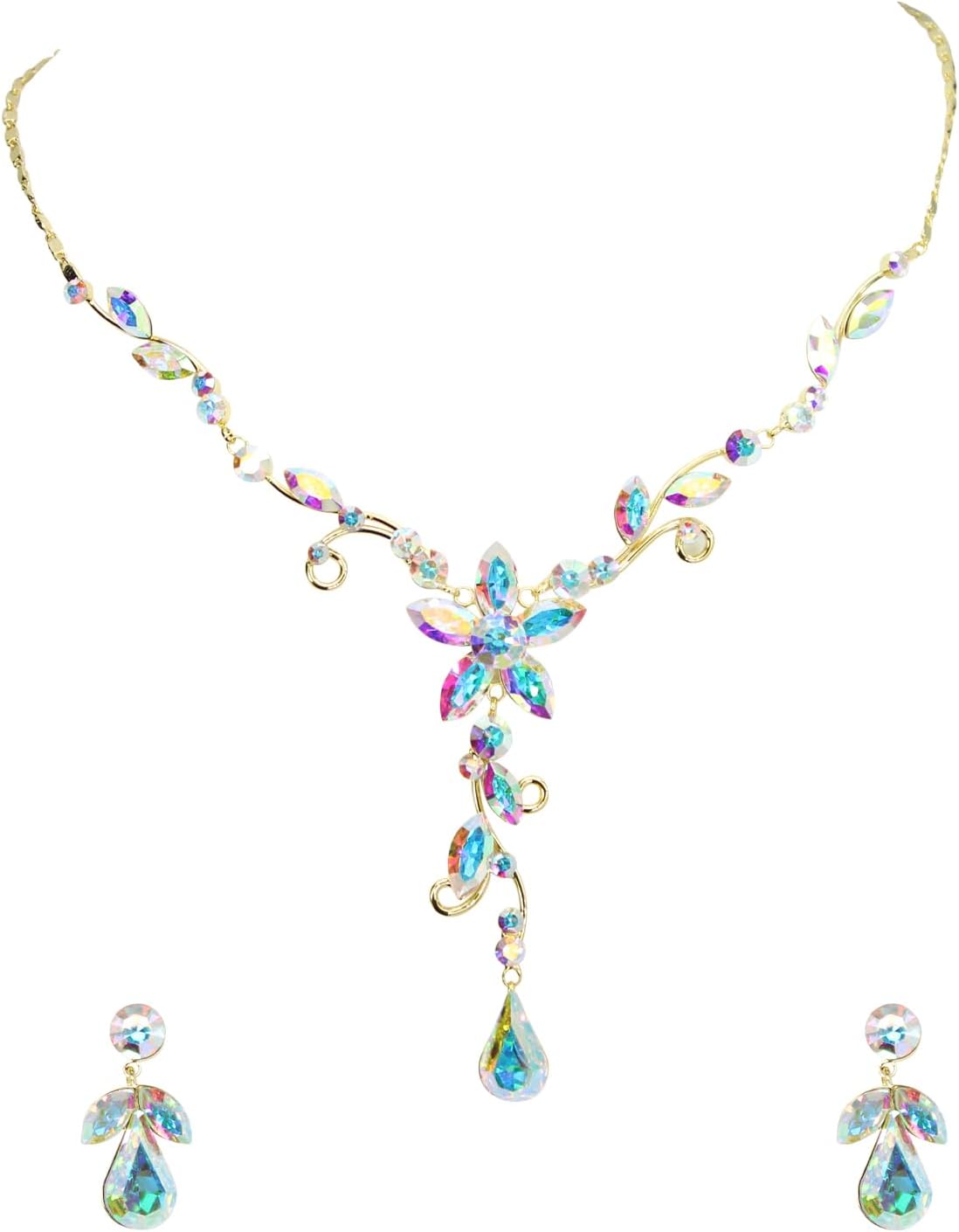 Thumbnail 6 de Faship Necklace and Earring Set, Rose Gold-Plated