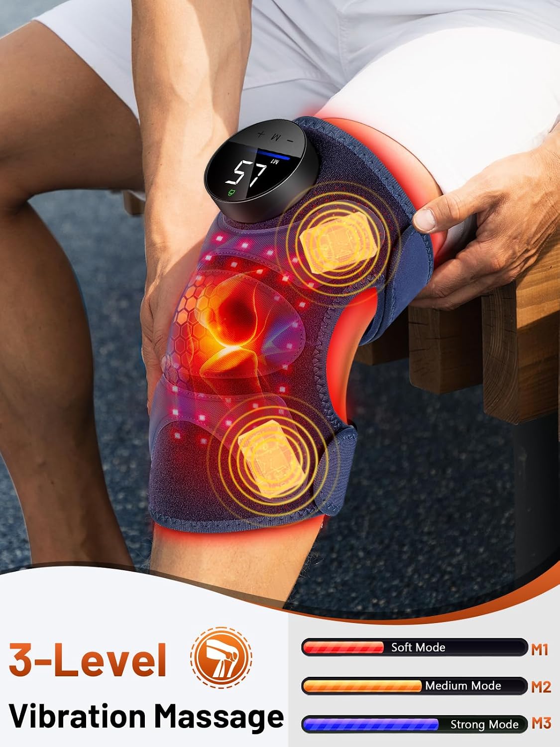 Thumbnail 5 de RELEXNOW Upgraded 2.0 knee red light therapy brace