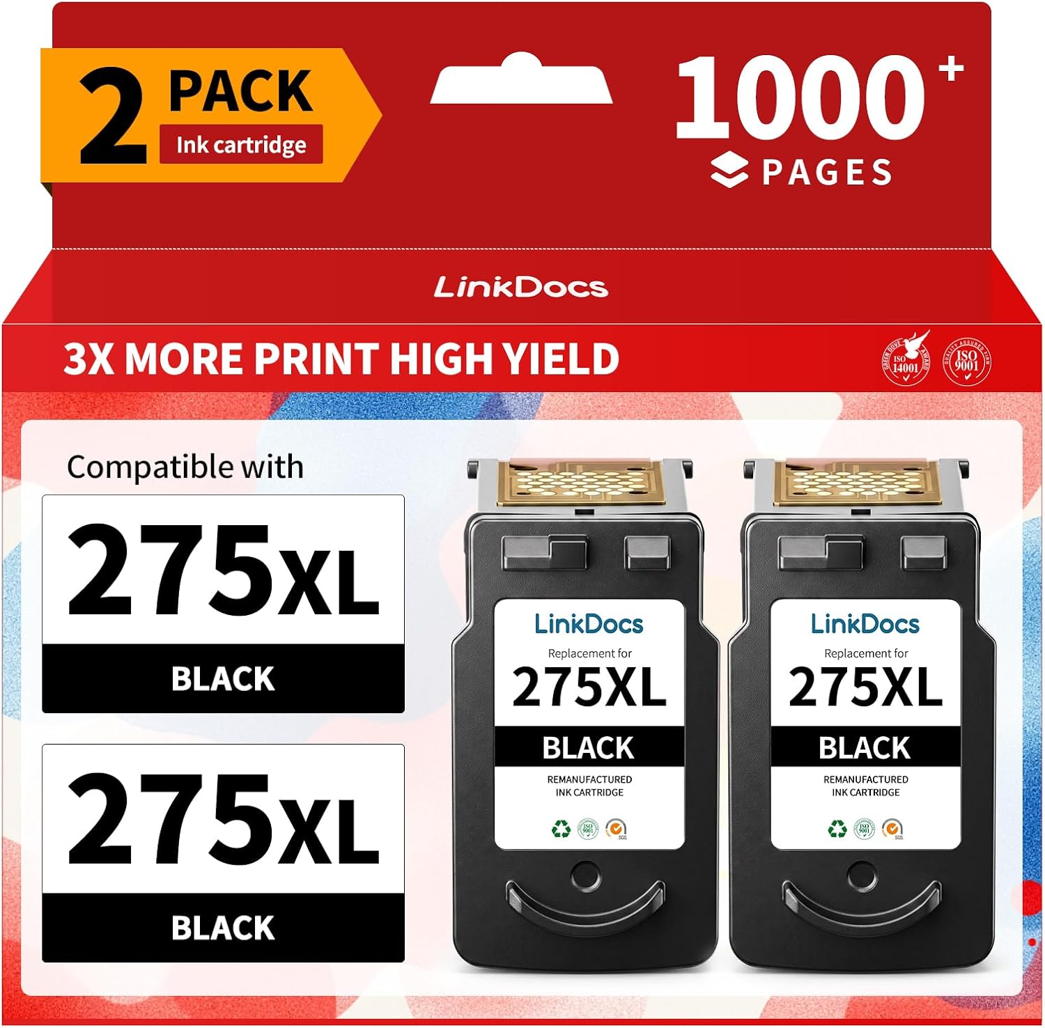 Thumbnail 6 de LinkDocs Ink Cartridge Combo Pack 275XL/276XL