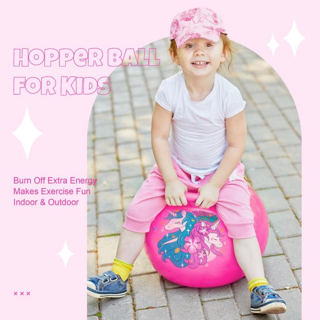 Thumbnail 6 de U&C Planet 18 Inch Unicorn Space Hoppers for Kids (with Handle & Pump)