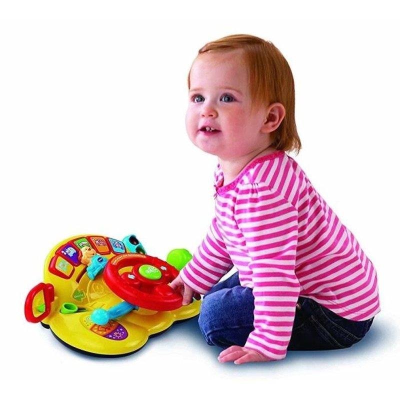 Detalle 2 de Juguete Interactivo VTech Vroum Vroum de Descubrimientos con Luces y Sonidos