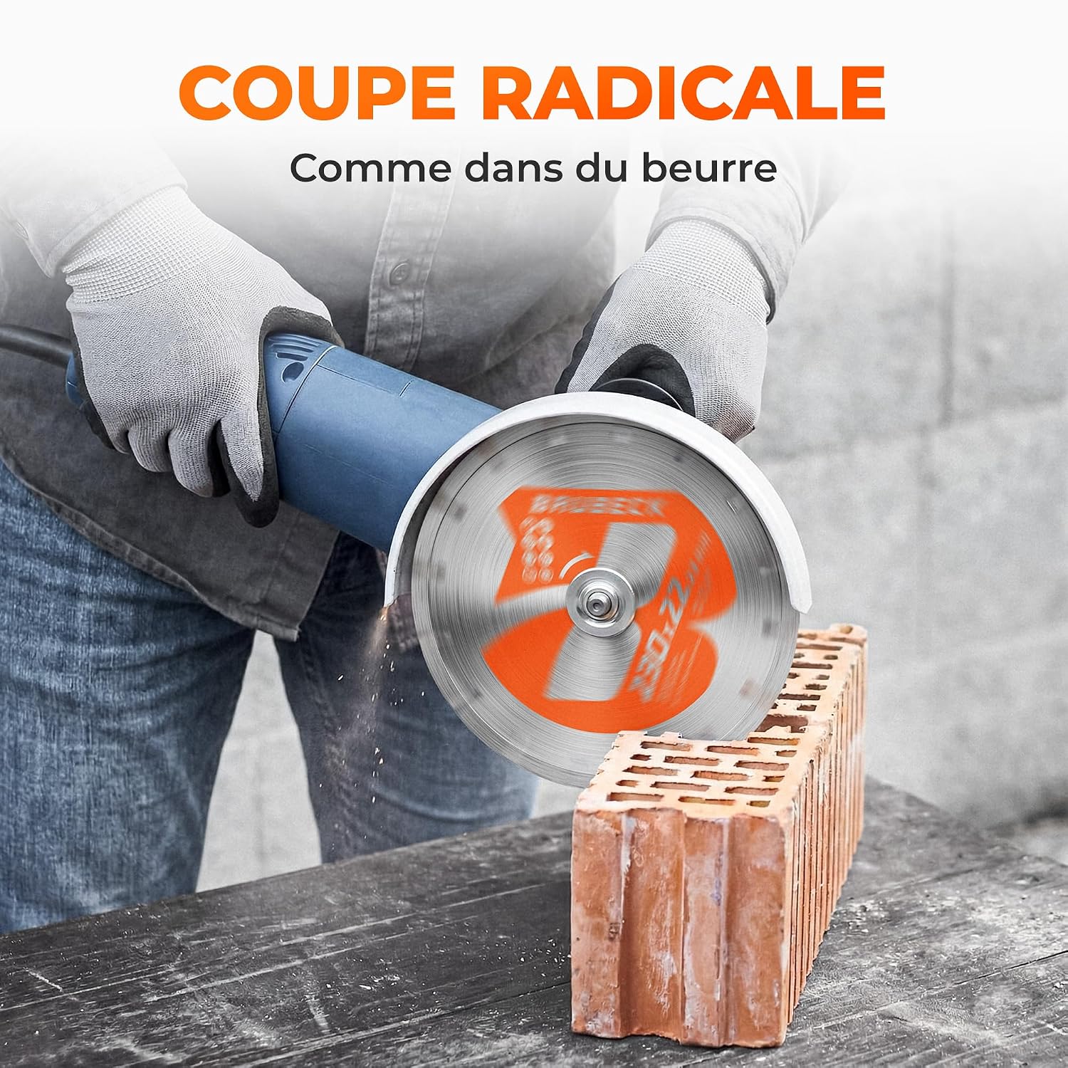 Thumbnail 2 de BAUBECK Lot de 2 Disques Diamant 230 mm pour Pierre et Béton – Performance et polyvalence