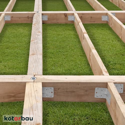 Thumbnail 7 de KOTARBAU® 25 Pezzi Staffa Angolare in Acciaio Zincato 130x130x100 mm – Argento