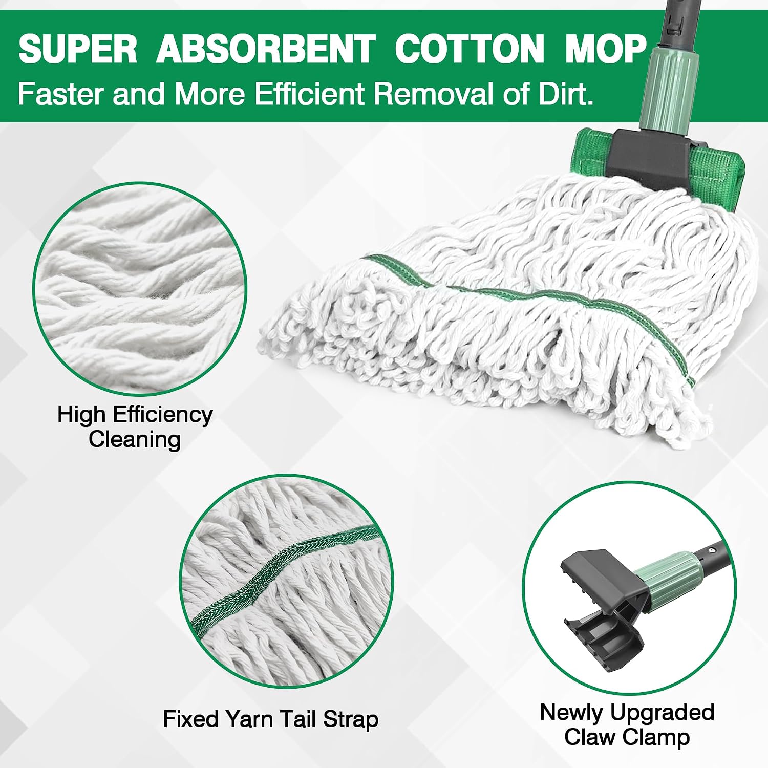 Thumbnail 2 de DALIPER 58in Heavy Duty Wet Mop