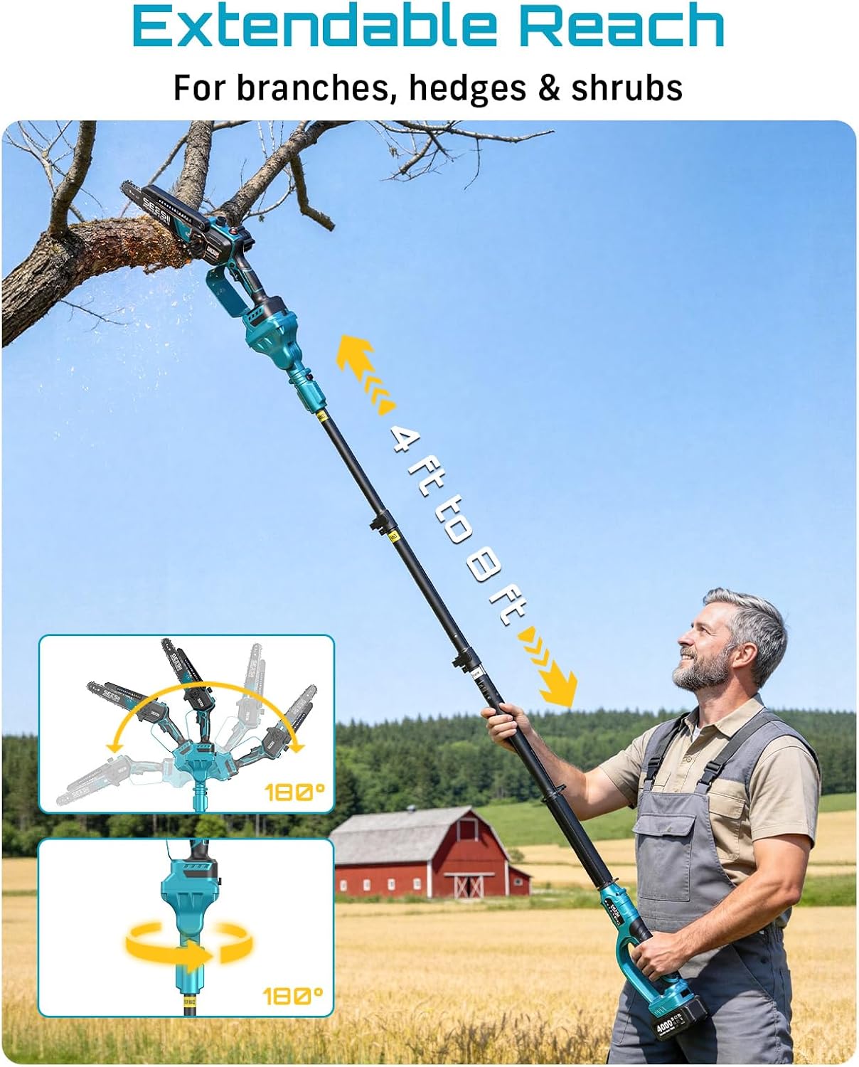Detalle de SEESII Cordless Garden Tool Kit 8-in-1