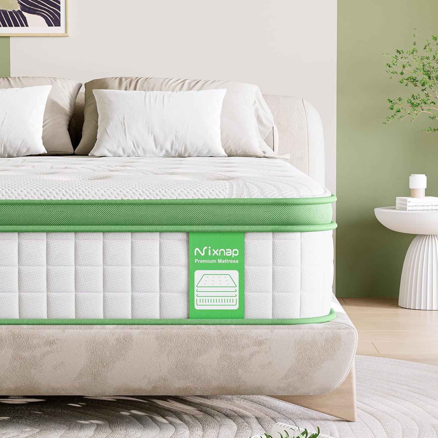 Detalle de NIXNAP King Mattress 5ft Hybrid