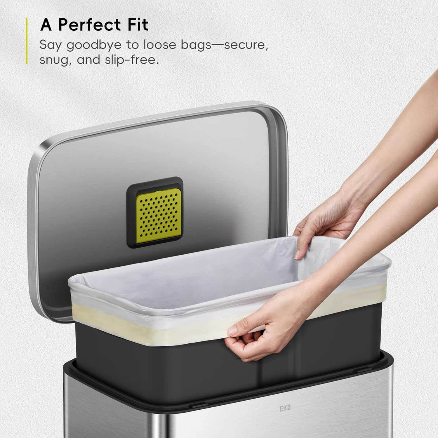 Thumbnail 1 de EKO Easy Dispense — Lot de 60 sacs poubelle extra résistants (40–60 L) avec cordon de serrage