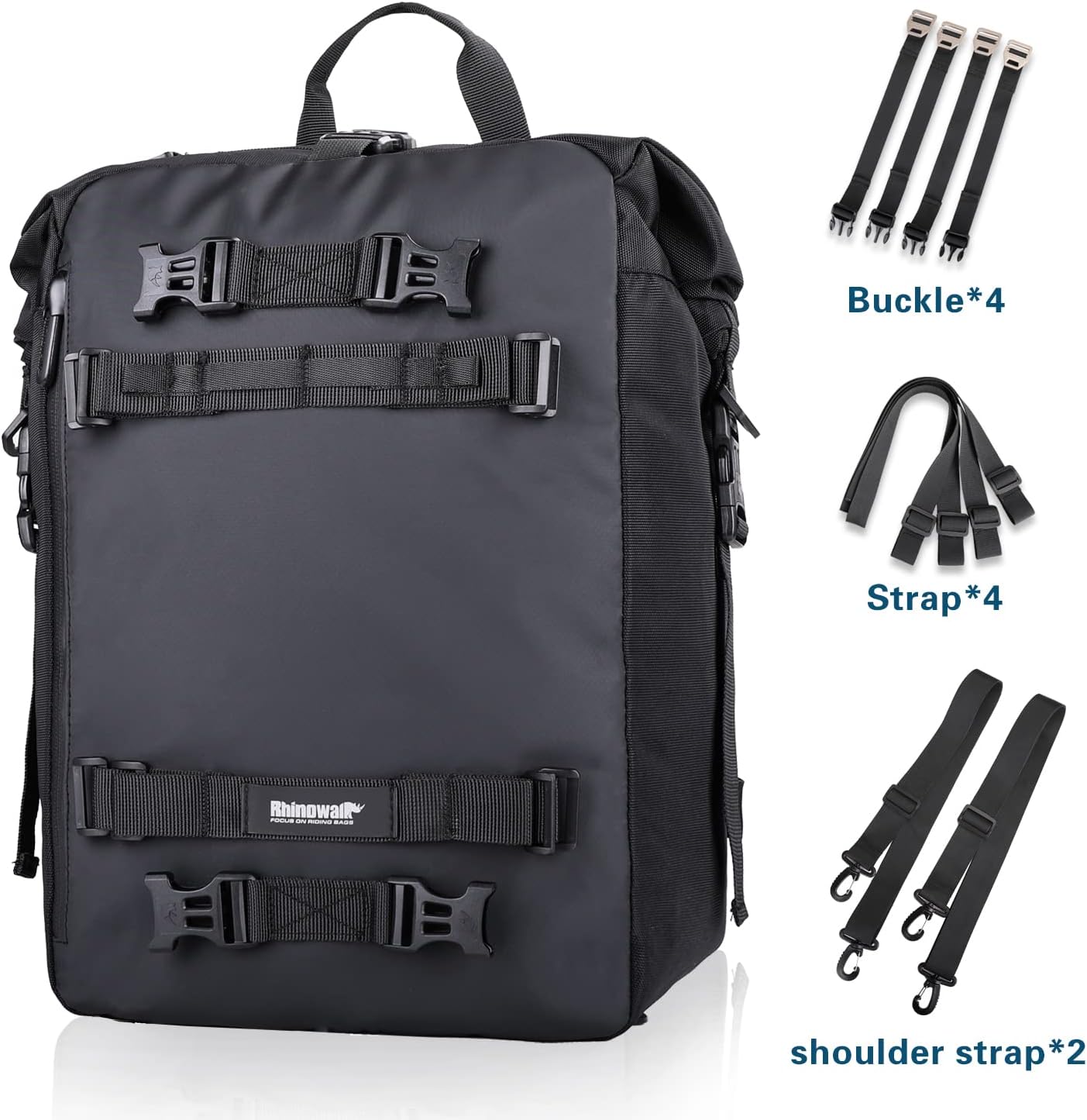 Detalle 2 de Rhinowalk Motor Pannier Bag 30L