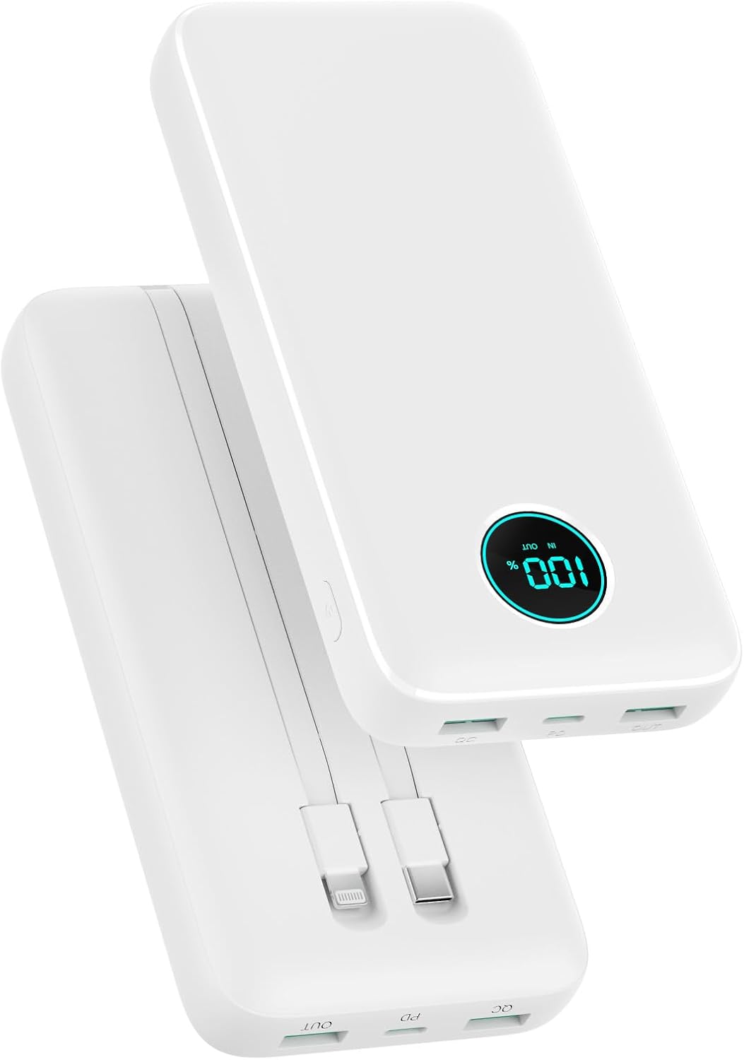 Thumbnail 6 de Pxwaxpy Power Bank 26800mAh con cable y PD 25W (QC4.0) + pantalla LCD