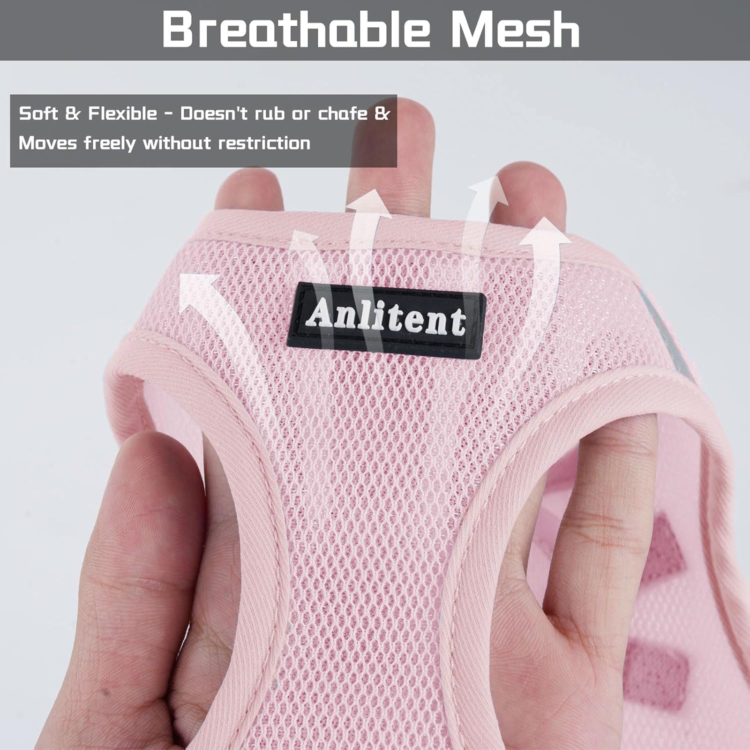 Detalle de Anlitent No Pull Dog Harness M, breathable mesh