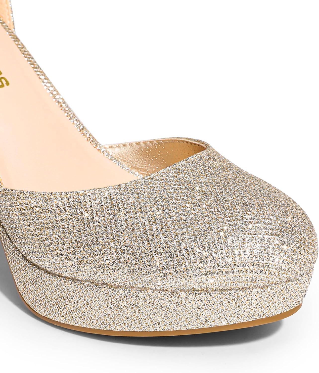 Thumbnail 3 de DREAM PAIRS Scarpe donna eleganti con tacco alto, plateau e punta chiusa (Mary Jane con cinturino alla caviglia) per sposa e festa
