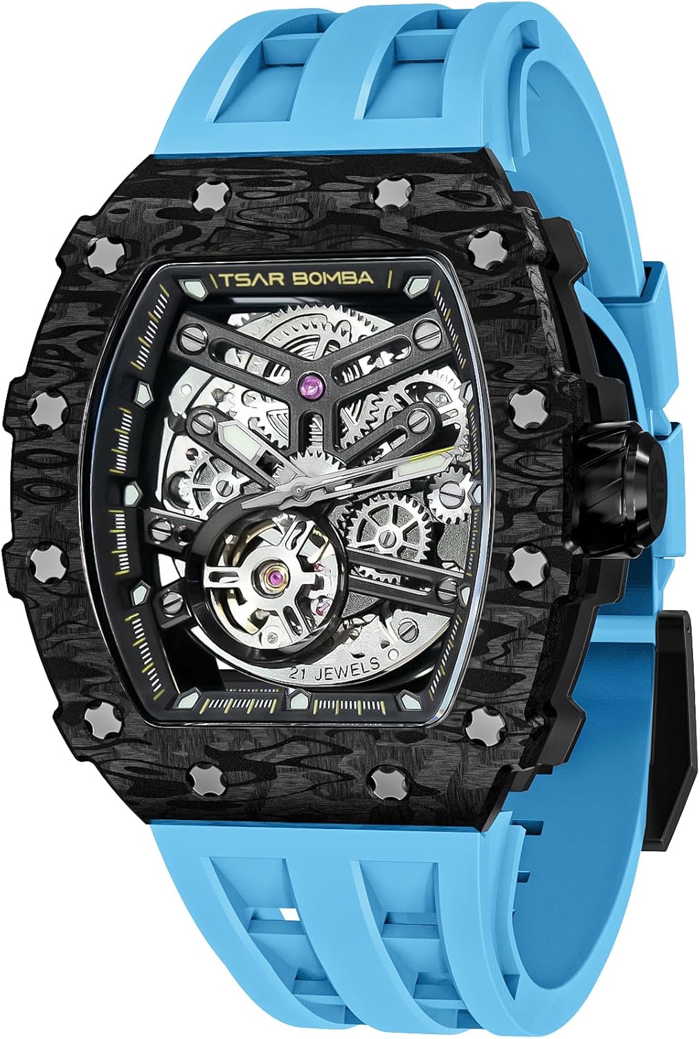 Thumbnail 6 de Tsar Bomba Montre Automatique pour Homme – Étanchéité 50 m, mouvement 82S0, boîtier inox et verre saphir