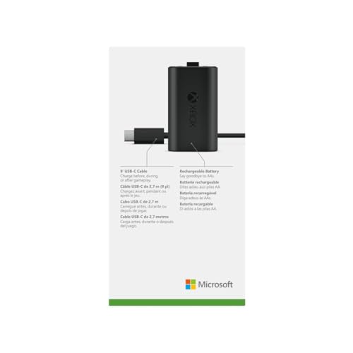 Detalle de Xbox Rechargeable Battery + USB-C Cable