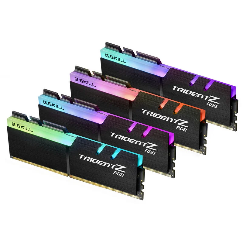 Detalle de G.Skill Trident Z RGB DDR4 32 GB (4 x 8 GB), 3200, CL16 para AMD