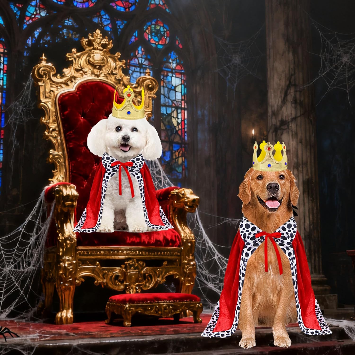 Detalle de GOYOSWA Dog King Costume, Large