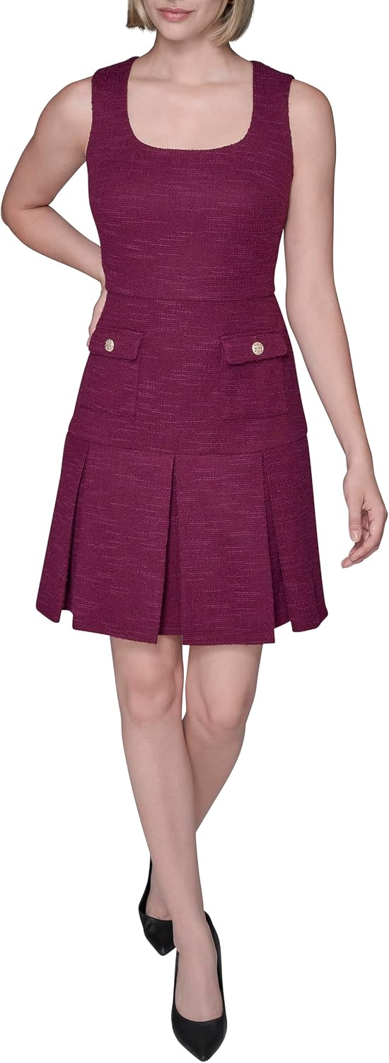Detalle de Karl Lagerfeld Mini Dress in Textured Knit