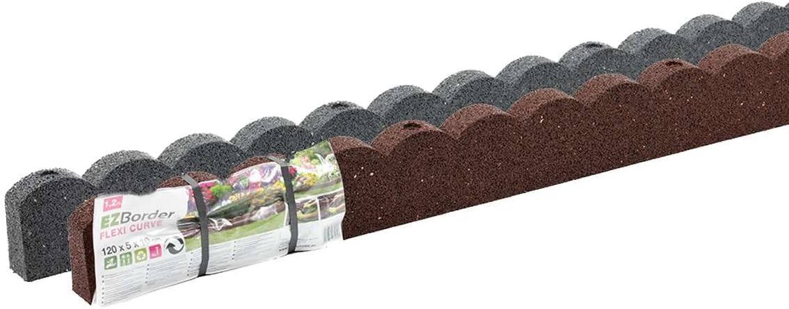 Detalle de Flexi Curve Scalloped Garden Edging 120cm