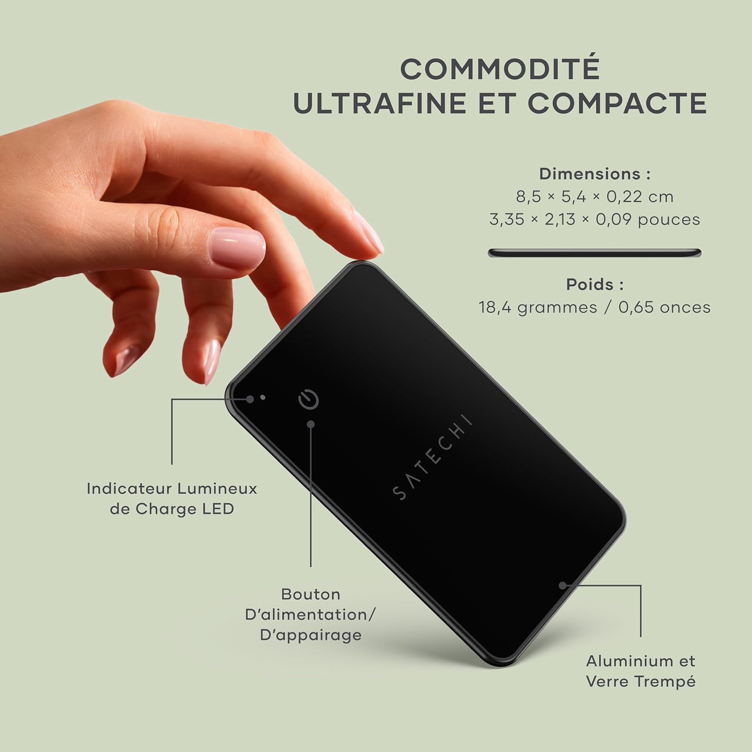 Thumbnail 5 de SATECHI FindAll Wallet Tracker 220 mAh