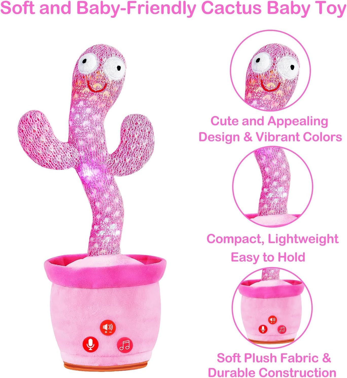 Thumbnail 5 de Baby Dancing Talking Cactus Toy