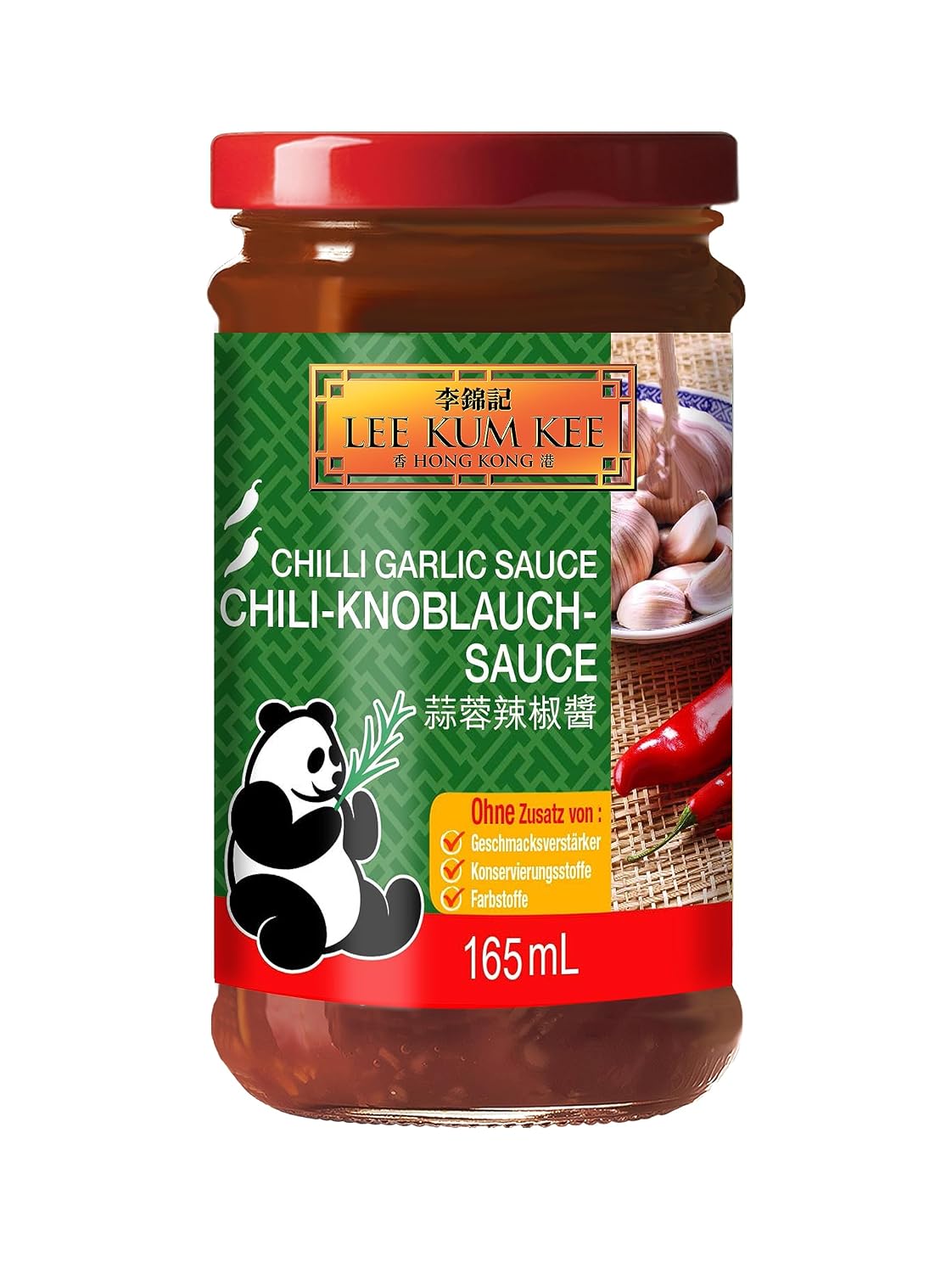 Lee Kum Kee Chili-Knoblauch-Sauce 6x165 ml 🌶