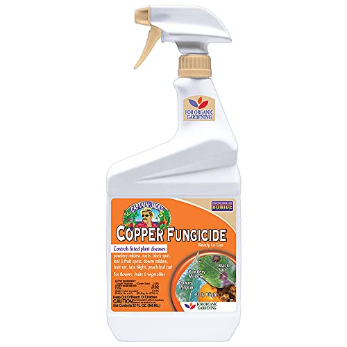 Detalle de Bonide Captain Jack's Copper Fungicide: 32 oz Ready-to-Use Spray for Organic Gardening