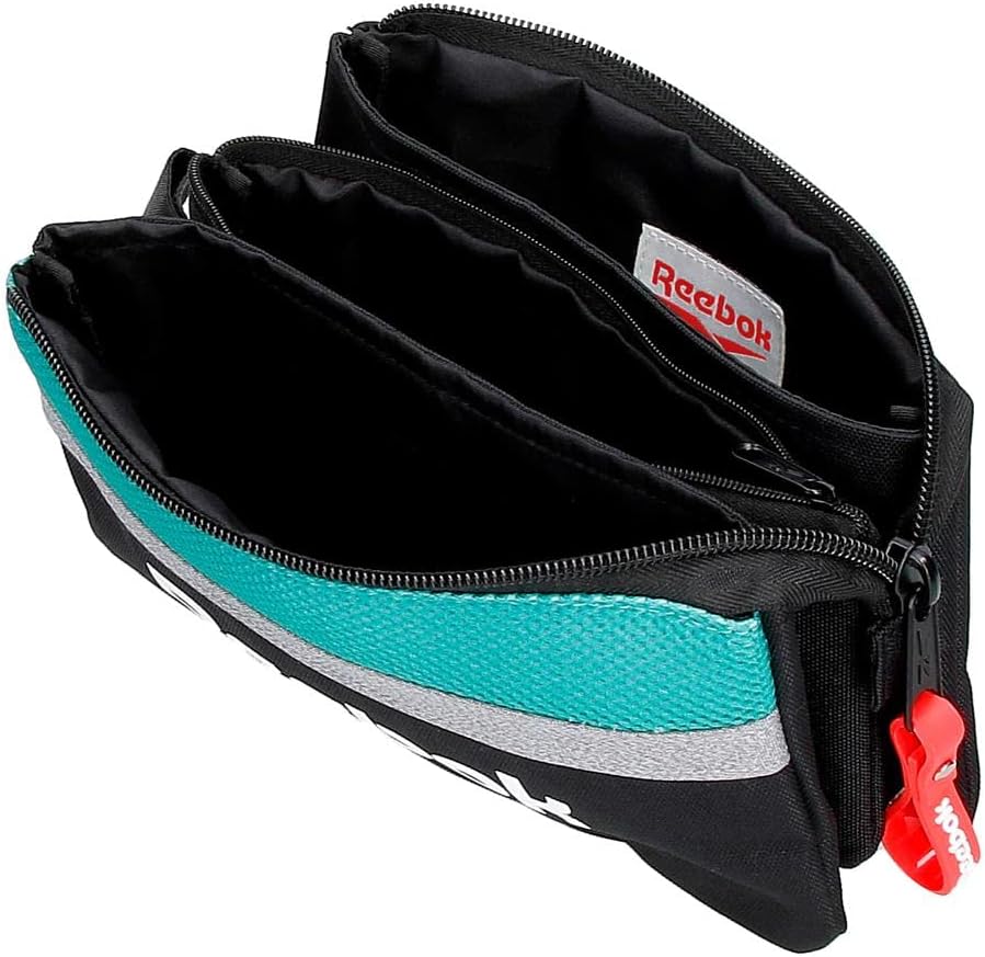 Detalle de Custodia Reebok Andover Tripla Nera 22x12x5 cm in Poliestere