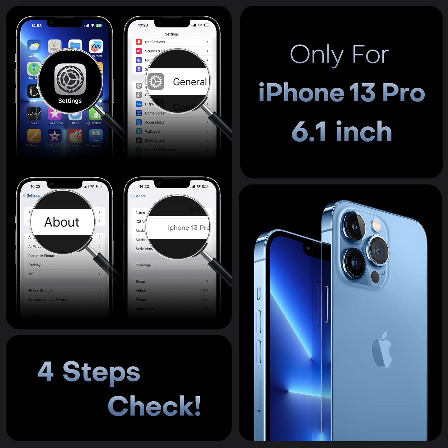 Thumbnail 1 de TOCOL iPhone 13 Pro Max Case 6.7 inch