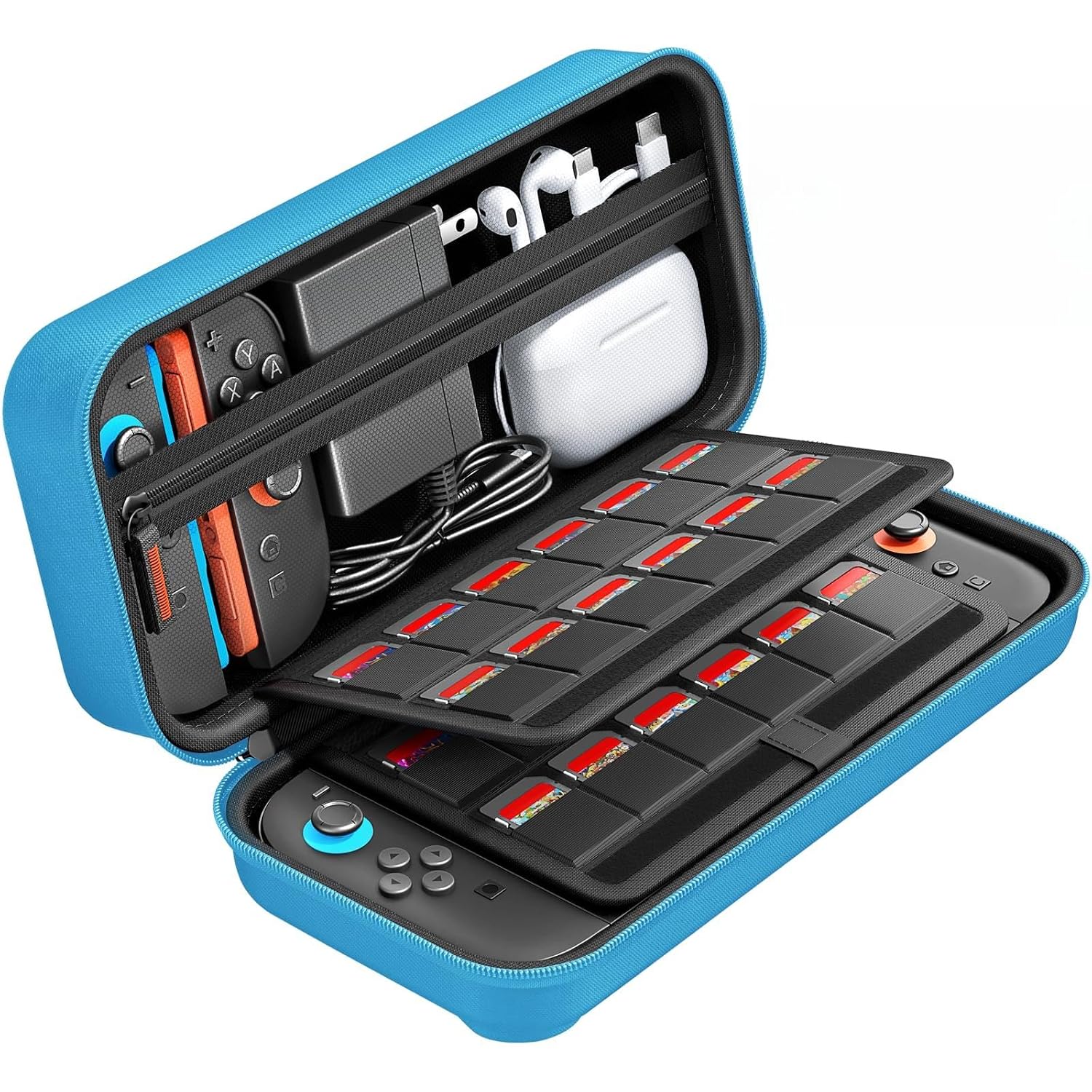 Detalle de daydayup Switch Carrying Case 20-Game Slots