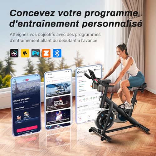 Thumbnail 1 de MERACH Vélo d'Appartement pour la Maison: entraînement cardio silencieux et connecté