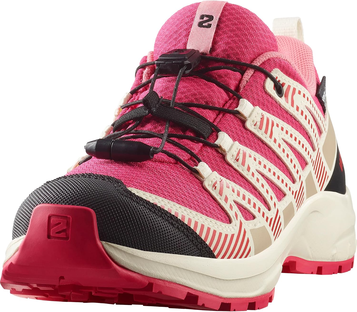 Detalle de Salomon XA Pro V8 ClimaSalomon Waterproof – Unisex Multifunktions-Kinderschuhe mit präziser Passform