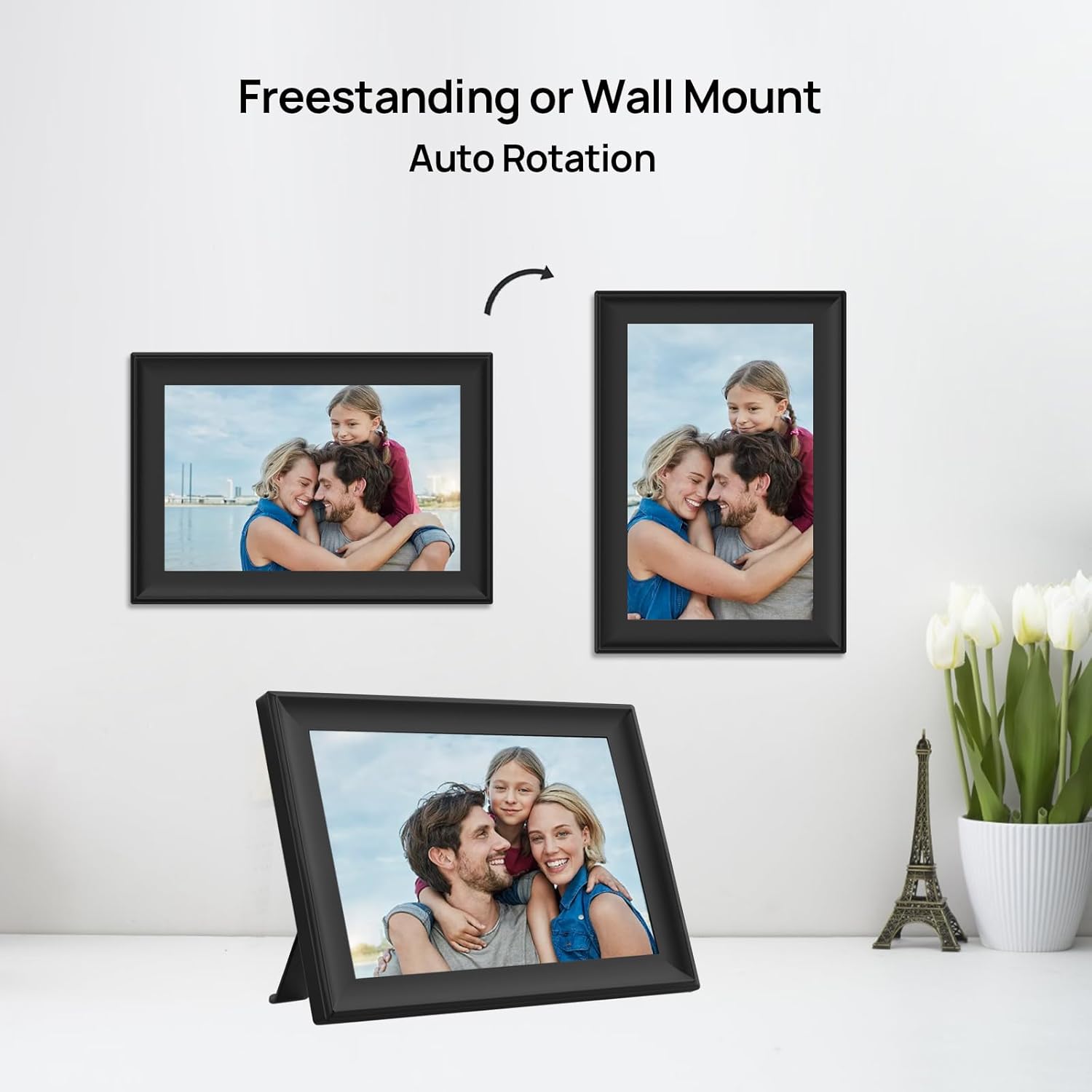 Detalle de SSAWiFiFrame 32GB 10.1-Inch WiFi Digital Picture Frame