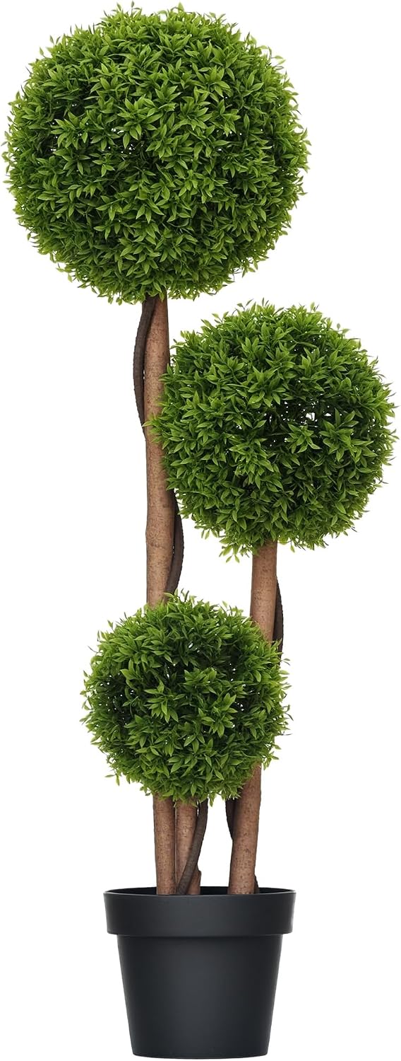 Detalle de HOMCOM Arbre artificiel buis 110 cm