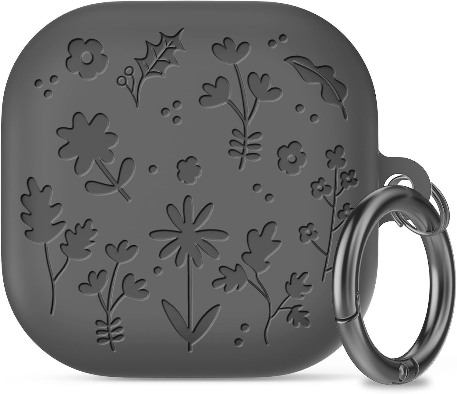 Detalle de AhaStyle Flower Engraved Silicone Case for Galaxy Buds4 & Buds4 Pro (2026)