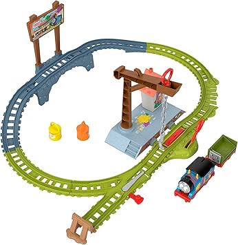 Detalle de Thomas y sus amigos Set de tren con locomotora y vías 🚆