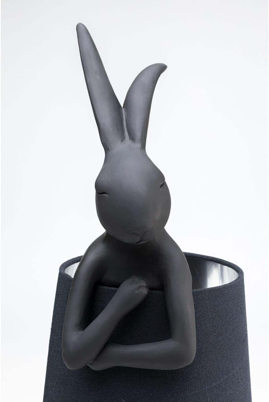 Thumbnail 3 de Kare Design Lampe de table Animal Rabbit 6 Noir mat – lampe sculpture ludique et élégante