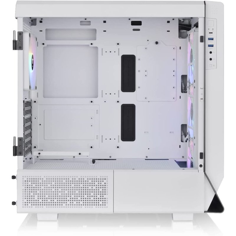 Detalle 2 de Thermaltake Ceres 500 TG ARGB Snow: chasis semitorre con flujo de aire optimizado y ARGB