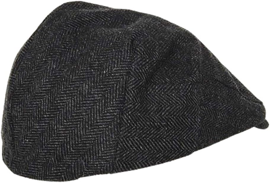 Thumbnail 3 de Men’s London Design Halloween herringbone wool flat cap in grey (one size fits 58–59cm)