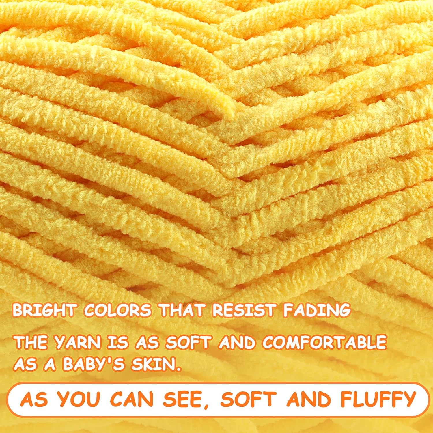 Thumbnail 3 de Chenille Yarn 100% Polyester