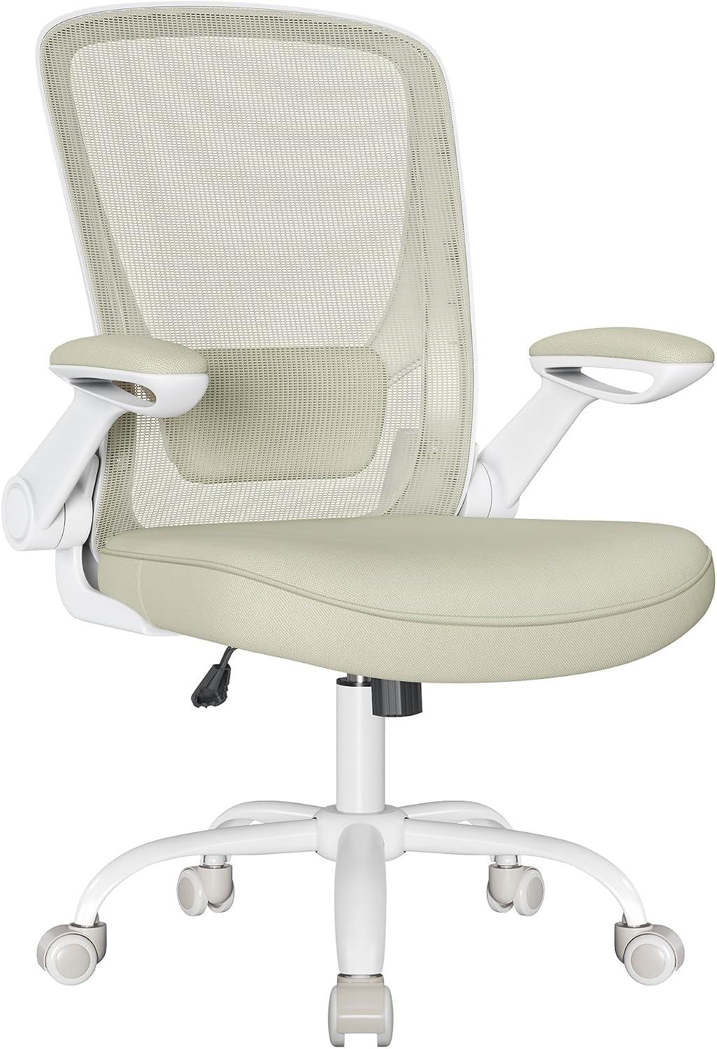 Detalle de SONGMICS UOBN037K02 – ergonomiczny fotel biurowy z siatką, zagłówkiem i regulacją