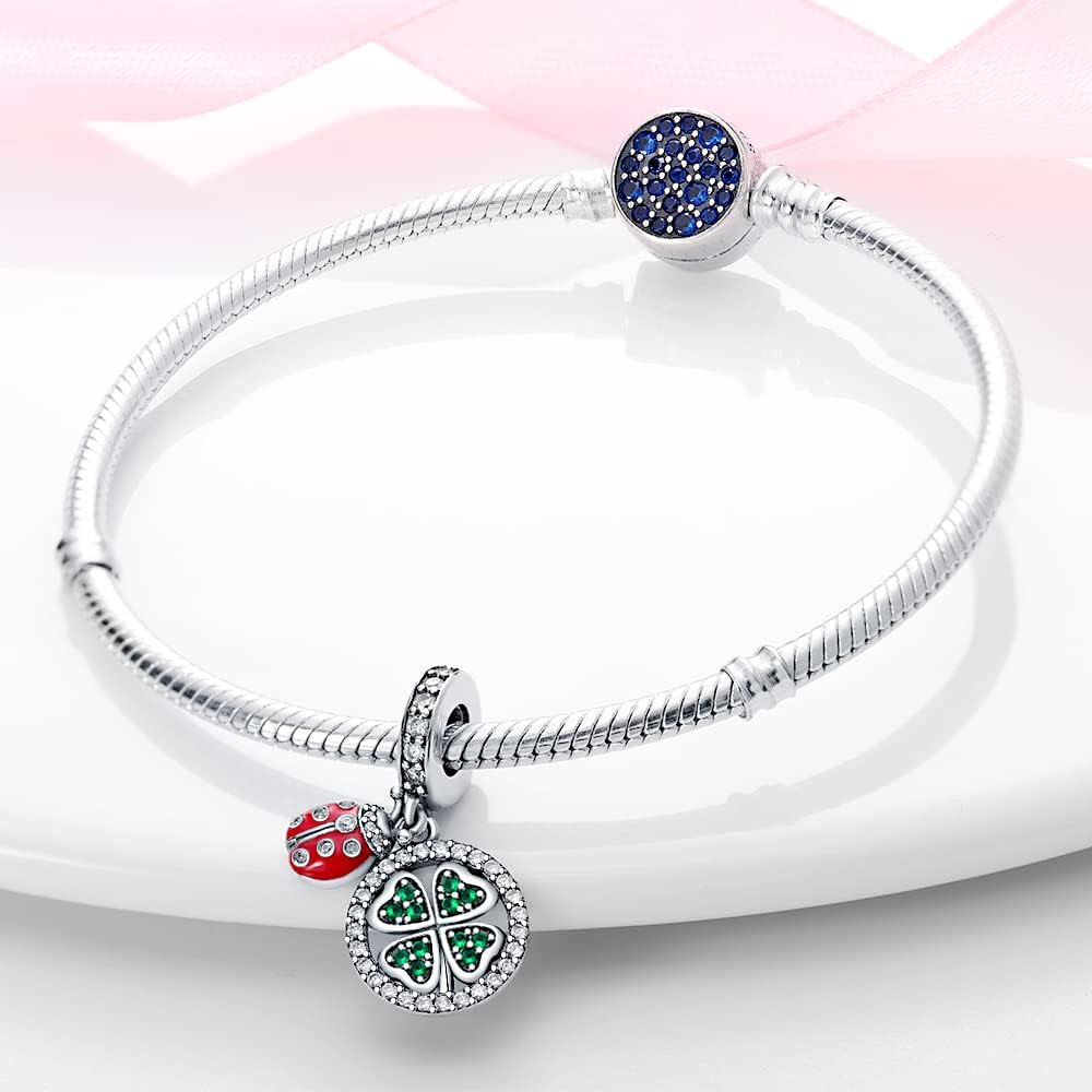 Detalle 2 de KUNSIR 925 Sterling Silver Charms for Women – Premium 4.5–5mm European Bracelet Fit
