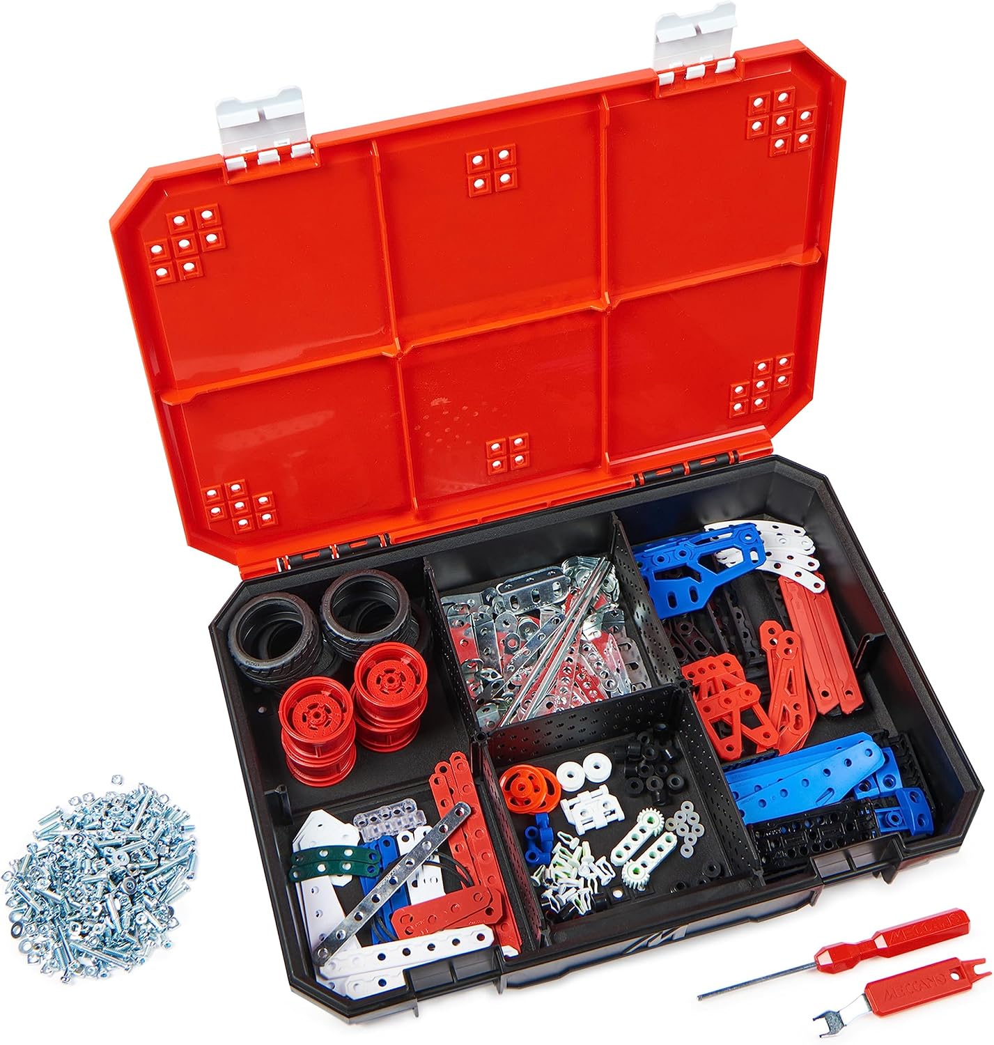 Detalle 2 de Meccano metal building set, 437 pieces