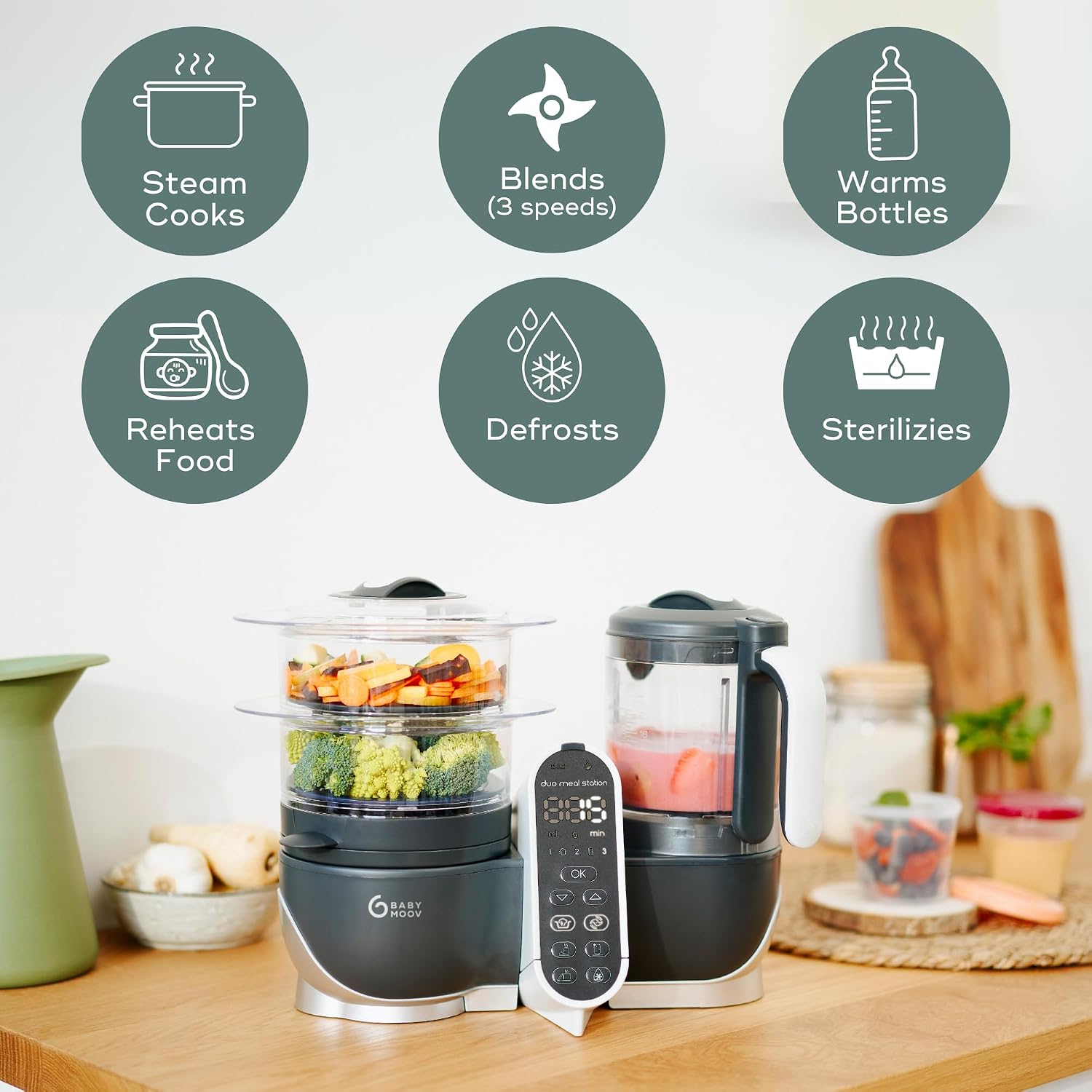 Thumbnail 4 de Babymoov baby food maker 6-in-1