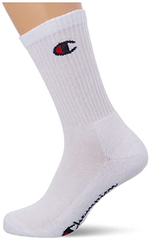 Detalle 2 de Champion Basics Unisex-Socken im 6er-Pack, Weiß, EU 27–30