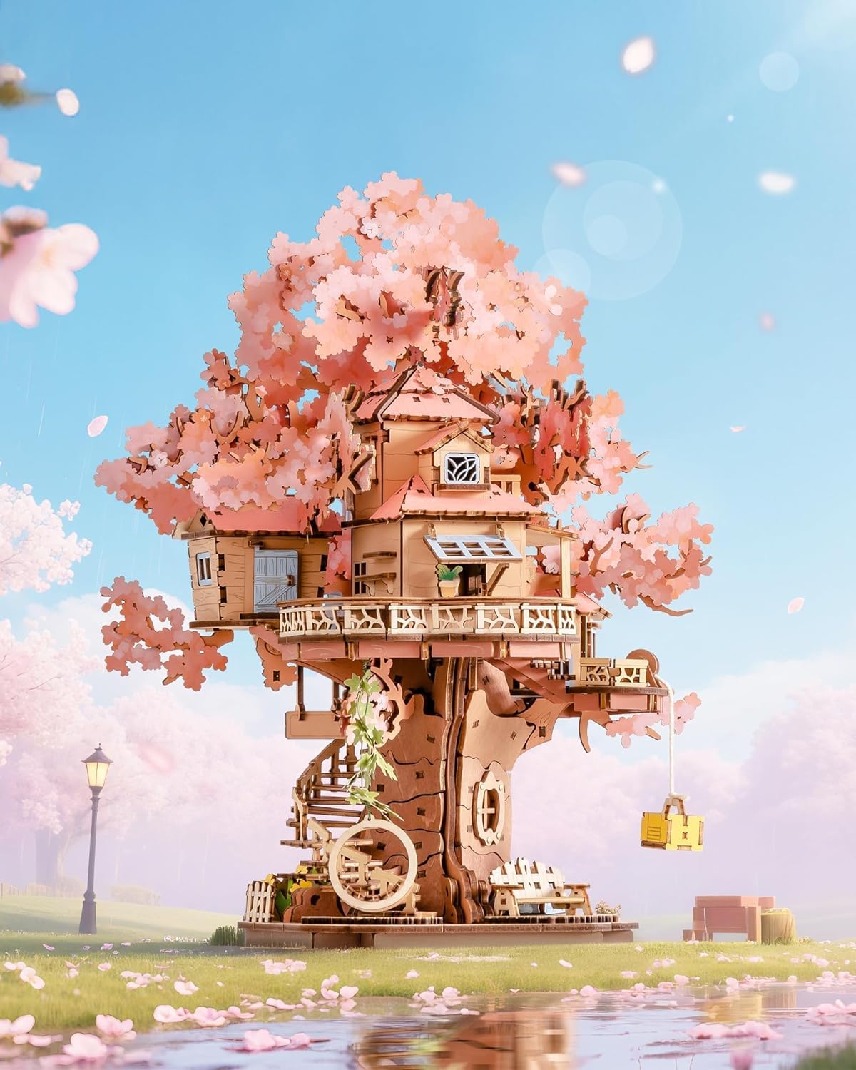 Thumbnail 6 de ROBOTIME Sakura Tree House maquette 4–5 h 🧩