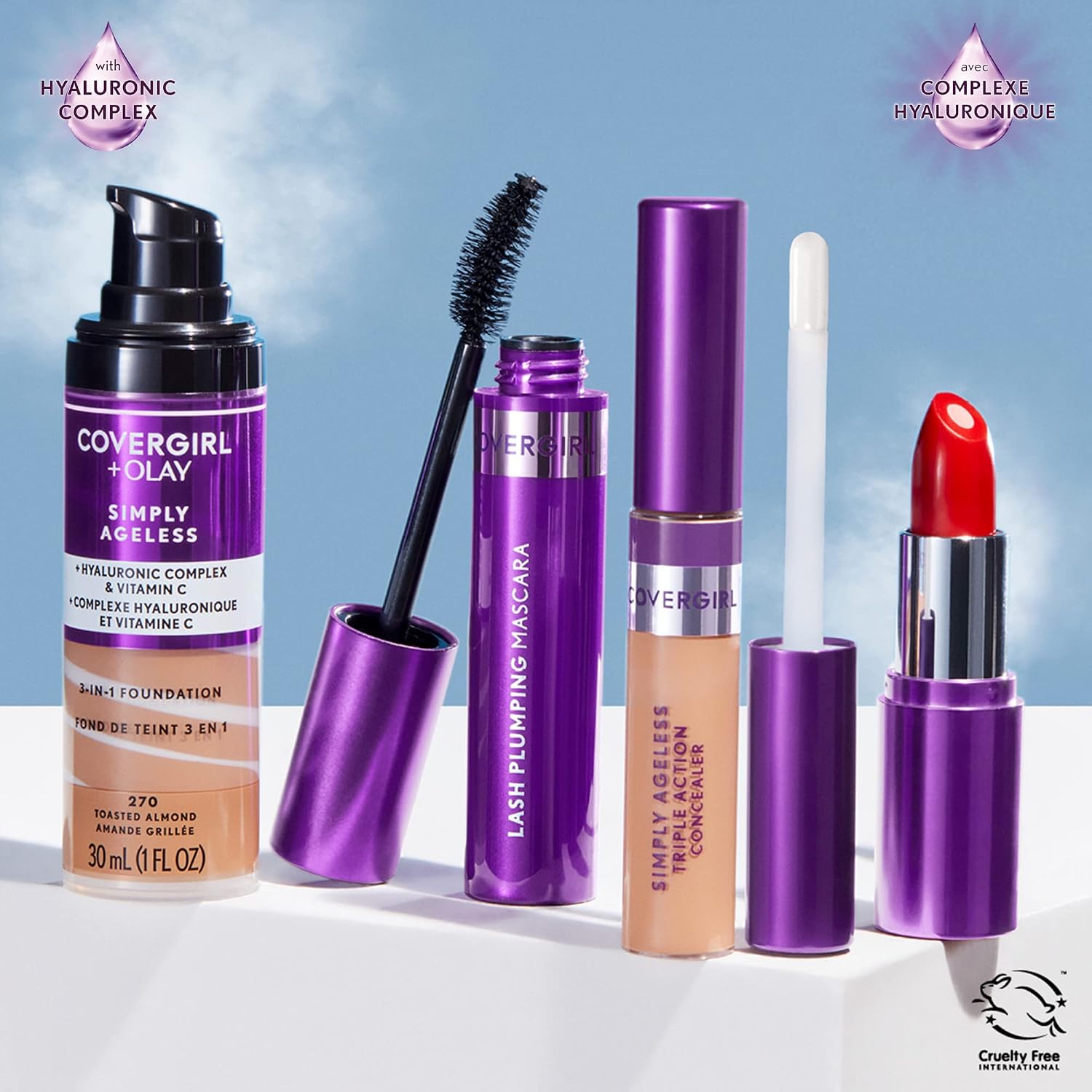 Thumbnail 6 de COVERGIRL Simply Ageless 3-in-1 Liquid Foundation, 255 Soft Honey