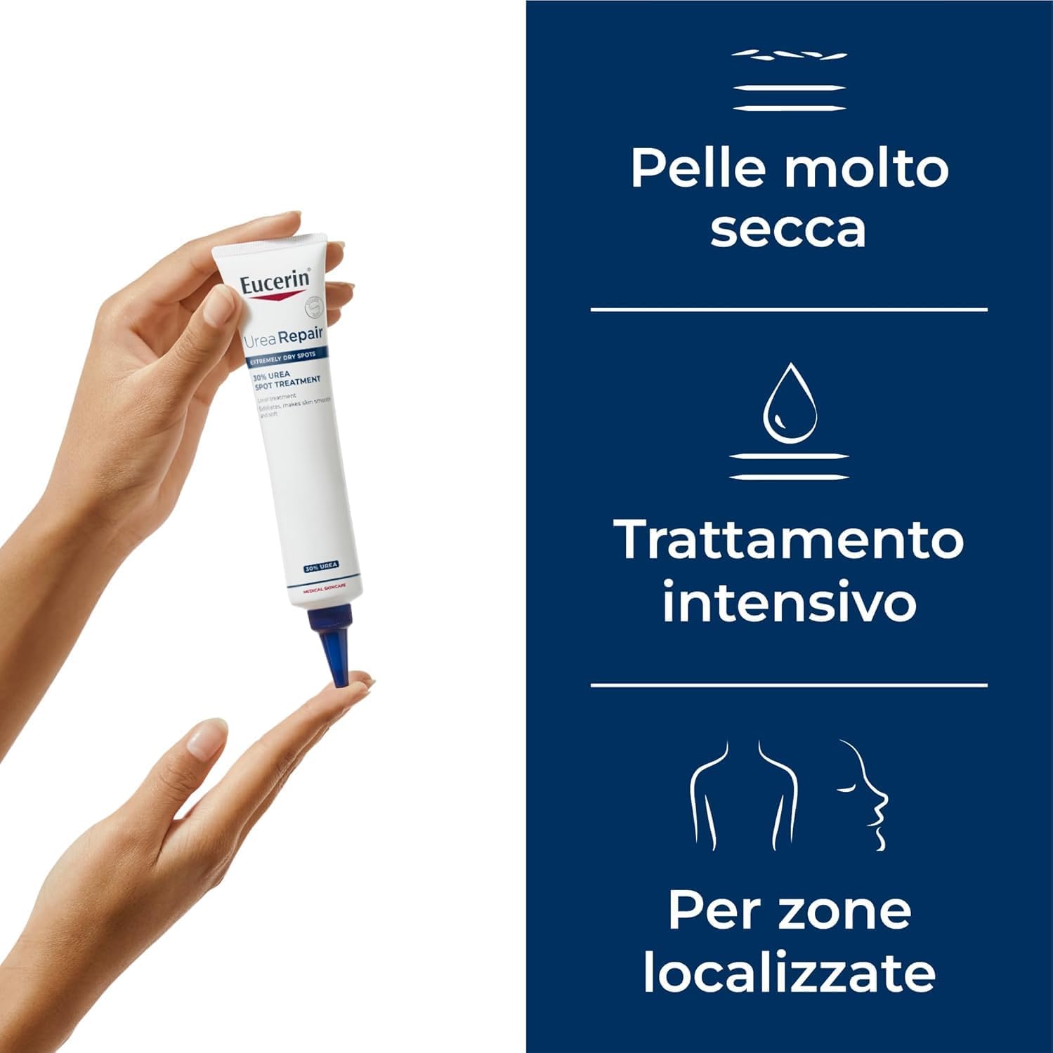 Thumbnail 2 de Eucerin Urea Repair Zone Localizzate 30% Crema Corpo 75 ml: idratazione intensiva per gomiti, ginocchia, mani e piedi