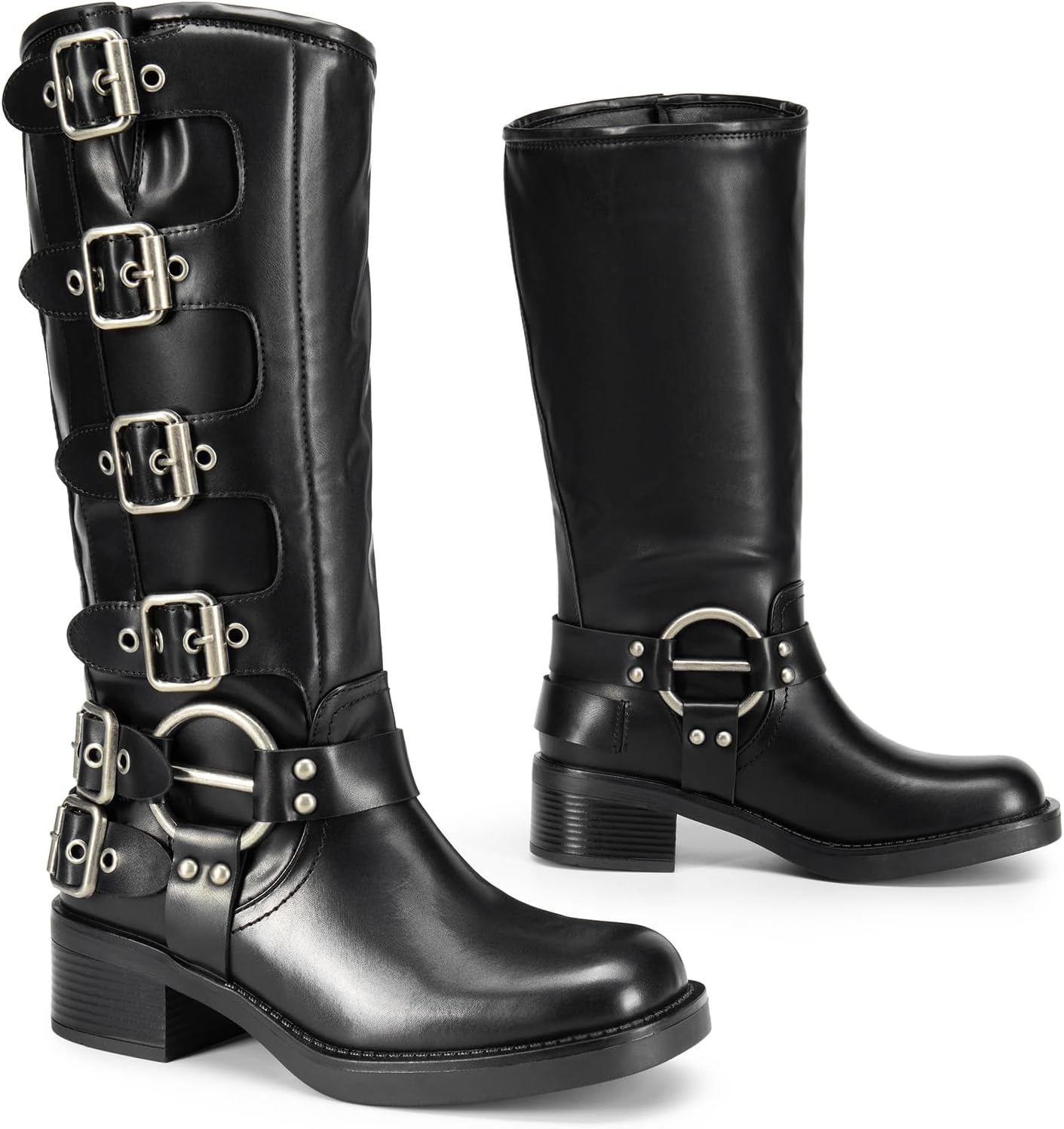 Thumbnail 6 de DREAM PAIRS Women's Knee High Riding Boots with Side Zip