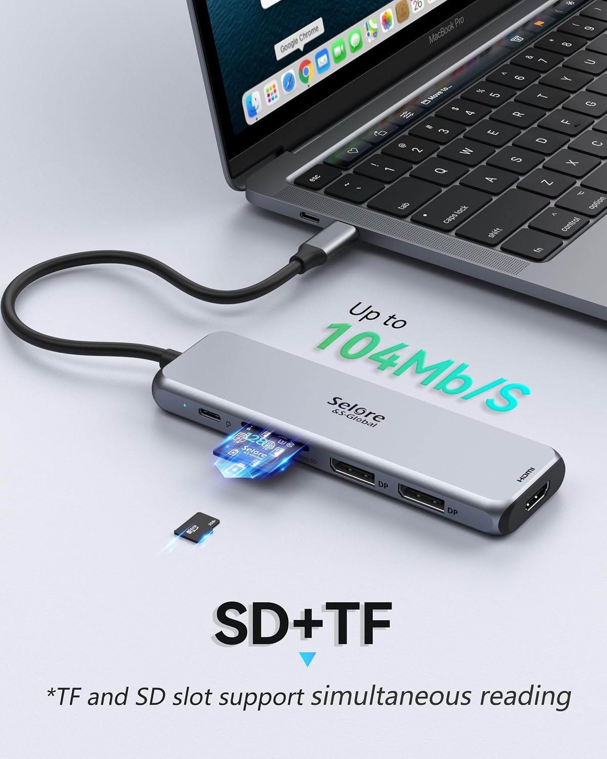 Thumbnail 6 de Dual Displayport Docking Station 9‑in‑1 100W PD